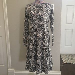 Floral Print A-Line dress